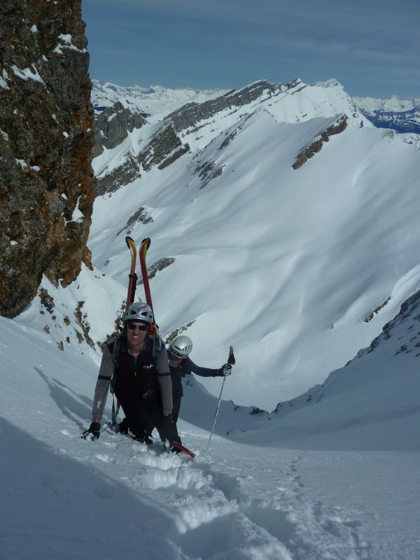 #8 Sortie du Combaz : ça s Sortie du Combaz : ça s'annonce bien au niveau neige...