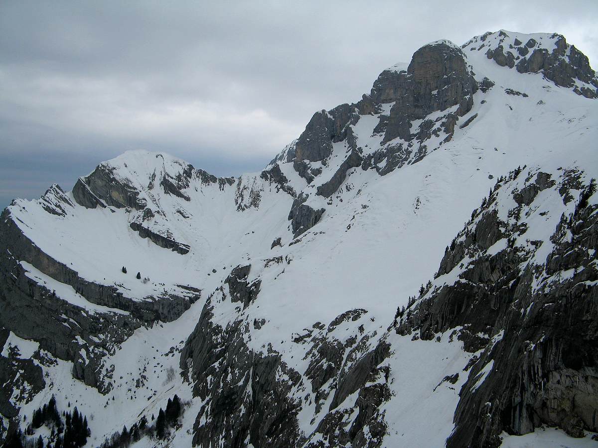 La Bajulaz : Du côté du Mamelon Vert et de la Bajulaz