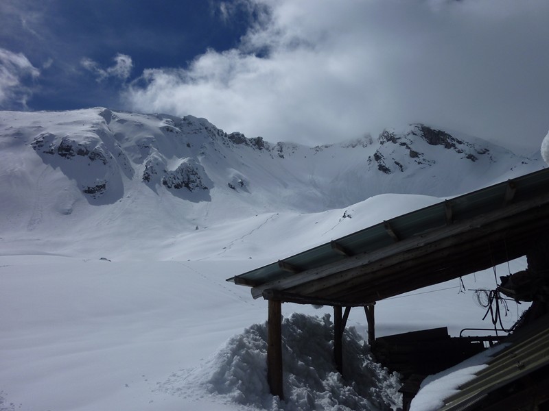 #7 Vue d Vue d'ensemble de la face nord : depuis la cabane de clapouse