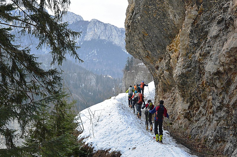 Route de la Charmette : Ambiance première partie de parcours