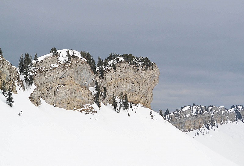 Falaises de calcaire : La Chartreuse...