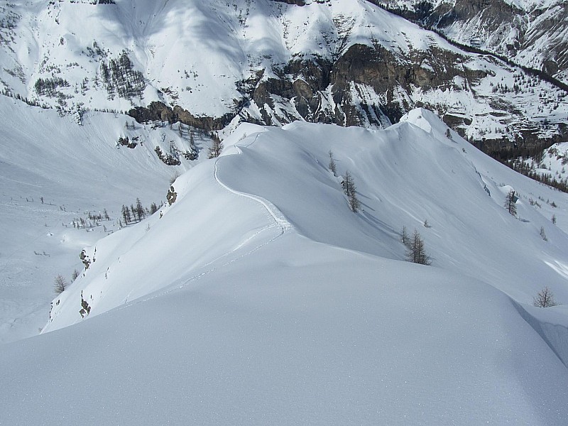 #6 Arête de la Séti : Belle trace sur l Arête de la Séti : Belle trace sur l'arête