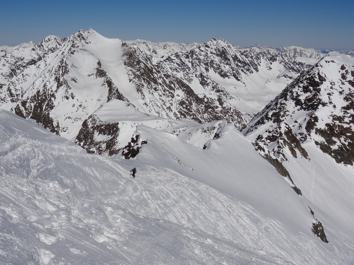 #4 Langentaler Weisserkogel : La pente finale Langentaler Weisserkogel : La pente finale