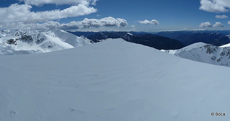 #7 Vue du sommet : les nuages arrivent. Vue du sommet : les nuages arrivent.