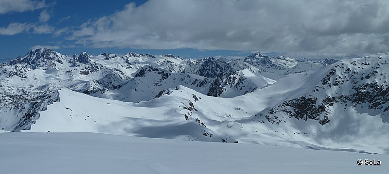#8 vue du sommet : vers le Mercantour vue du sommet : vers le Mercantour