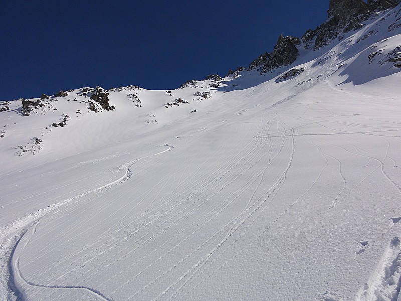 #6 Excellente poudre : sous le col d Excellente poudre : sous le col d'Arpette en versant N