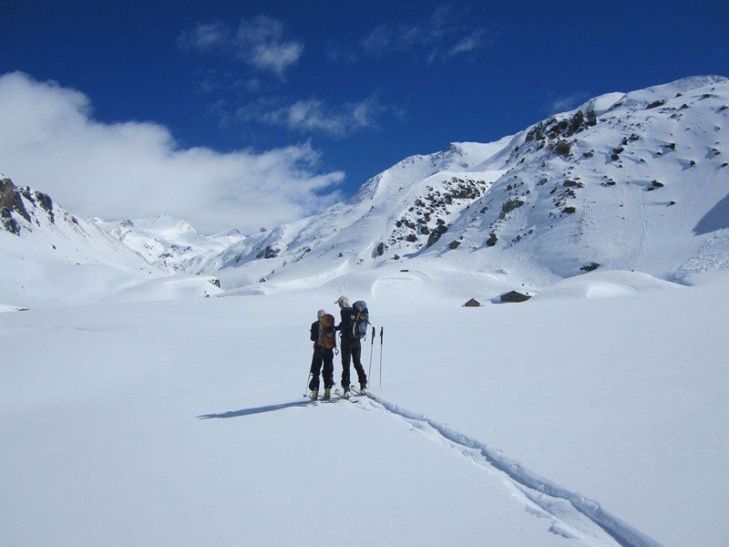 Bric de Rubren : Longue montée