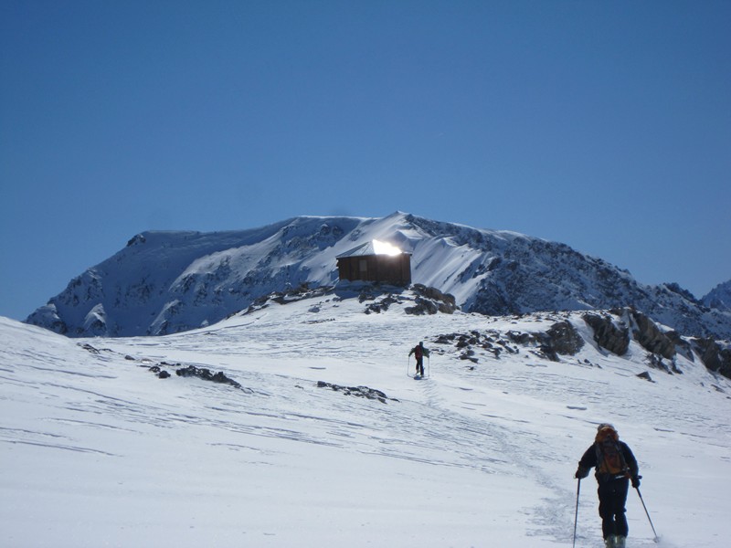 Bric de Rubren : Arrivée au bivouac Boerio