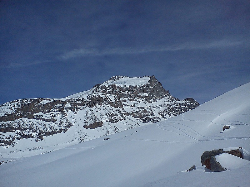 Traversee : Belle vue sur le Grand Paradis lors de cette traversee