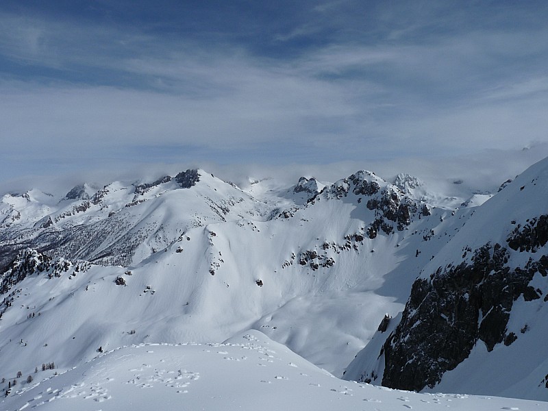 #5 Les nuages s Les nuages s'accrochent : sur les sommets italiens.