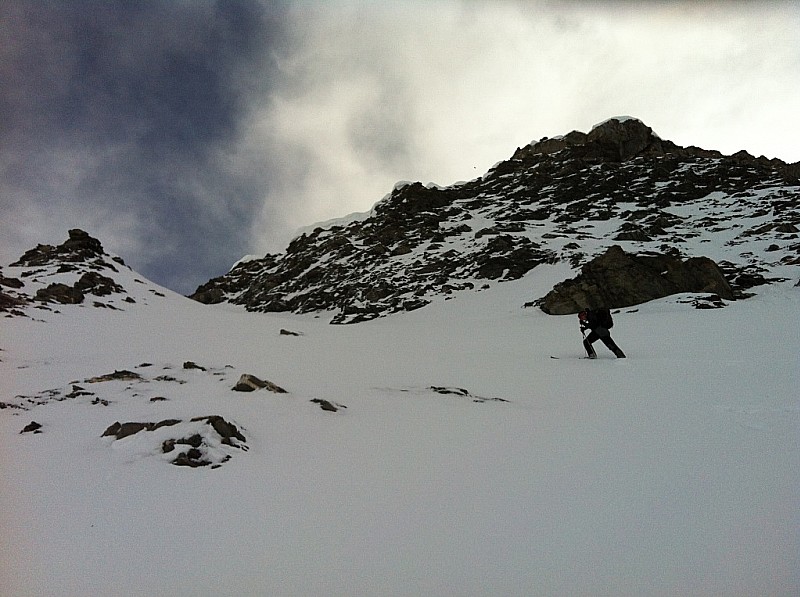 #3 entrée du couloir : la neige change entrée du couloir : la neige change