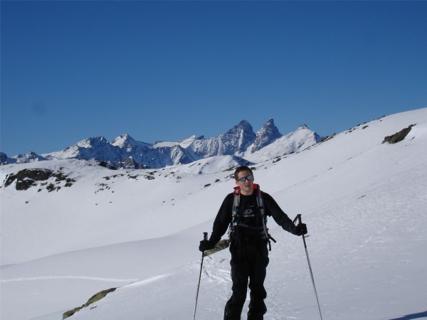 #1 Paysage : Seb pose devant les Aiguilles d Paysage : Seb pose devant les Aiguilles d'Arves