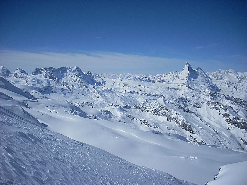 #6 Au Feejoch : Vue sur Zermatt et le Cervin Au Feejoch : Vue sur Zermatt et le Cervin