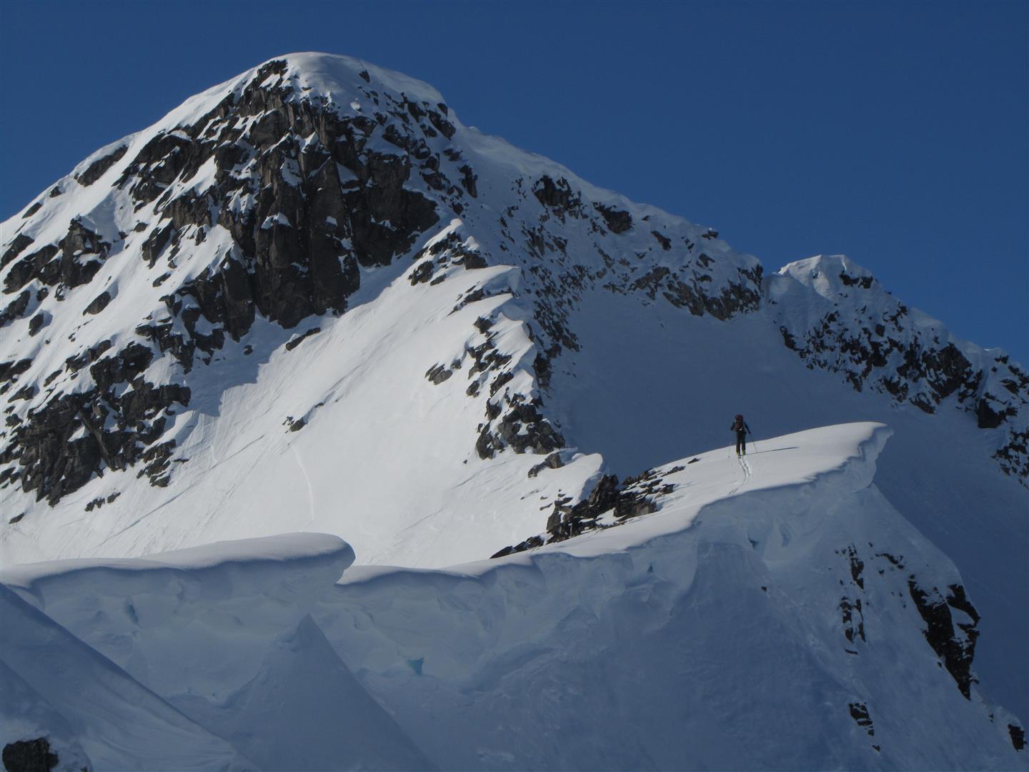 #12 sur l sur l'arête est : du Tretindanibba à 1000 m