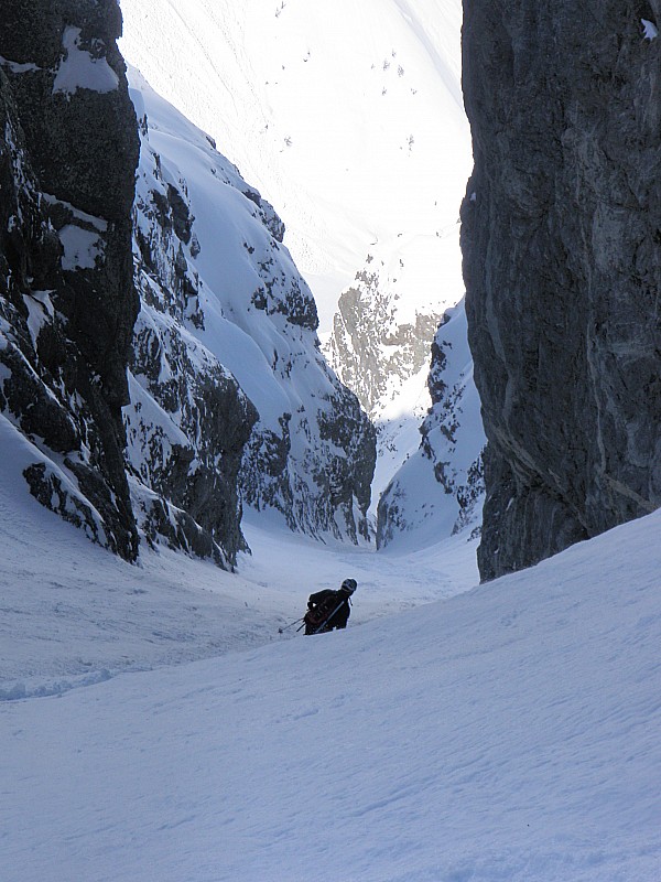 Couloir Mythique : Ambiance Canyon