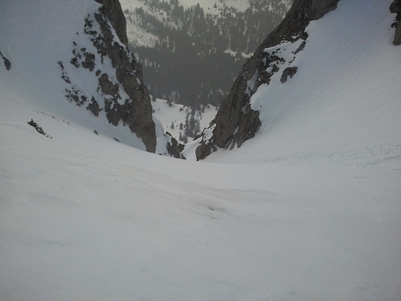 #4 couloir ouest : vue depuis la brèche couloir ouest : vue depuis la brèche