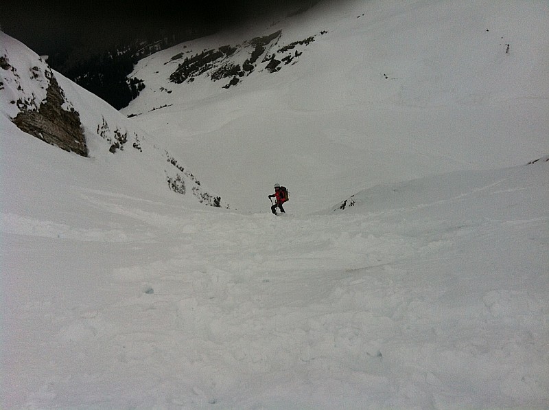 #2 Gael : départ du 2° couloir Gael : départ du 2° couloir