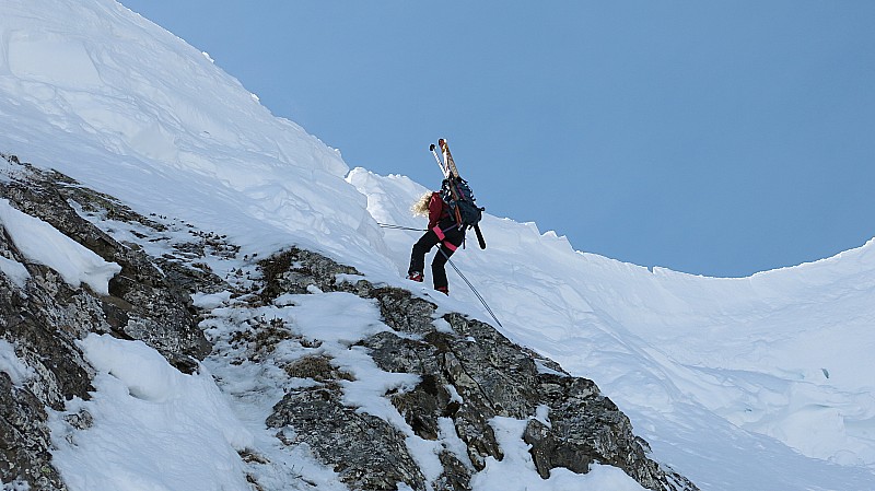 #7 Rampe des clochers : Christine au rappel Rampe des clochers : Christine au rappel