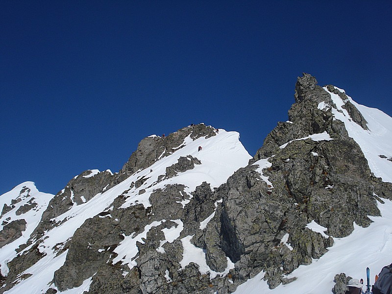 #5 col du pertuis : des cordées au pic des gds lanches col du pertuis : des cordées au pic des gds lanches