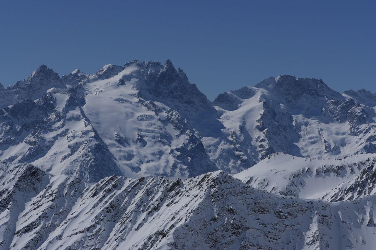 #11 En direction de l En direction de l'oisans : Groupe de la Meije et Rateau
