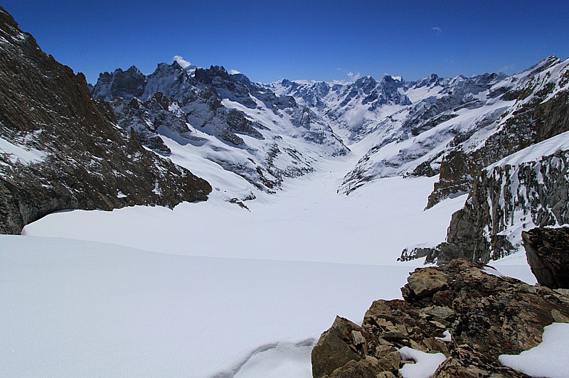 #3 Les Ecrins : Paysage somptueux depuis la brèche de la Meije Les Ecrins : Paysage somptueux depuis la brèche de la Meije