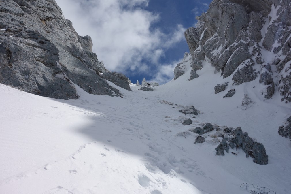 #4 Lances de Malissard : descente du couloir Lances de Malissard : descente du couloir