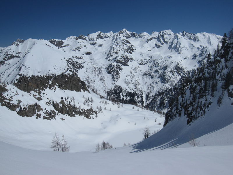 #10 Col Aver Est : Descente sur le Lac Soltano Col Aver Est : Descente sur le Lac Soltano