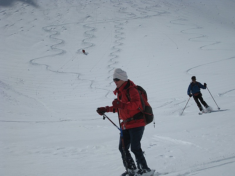 Roc Noir de Combeynot : neige somme toute agréable à skier