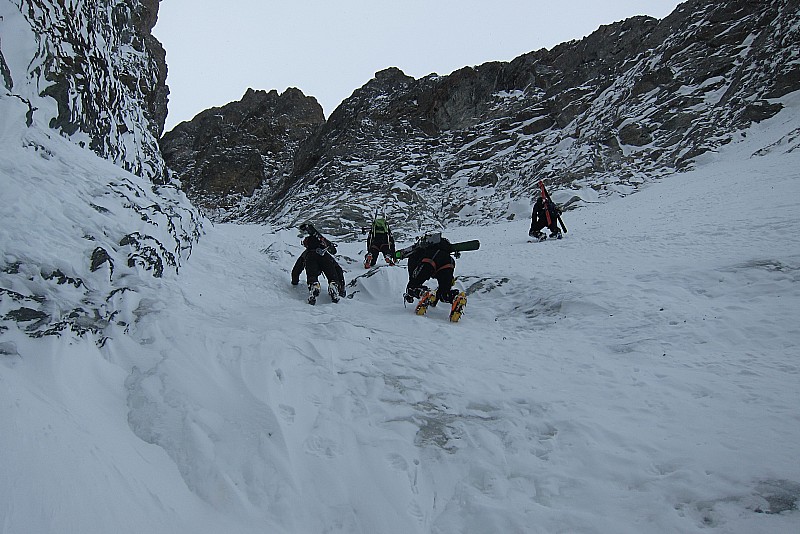 #7 Olan : Un peu de glace à la montée et la contrepente rive gauche pour la descente. Olan : Un peu de glace à la montée et la contrepente rive gauche pour la descente.