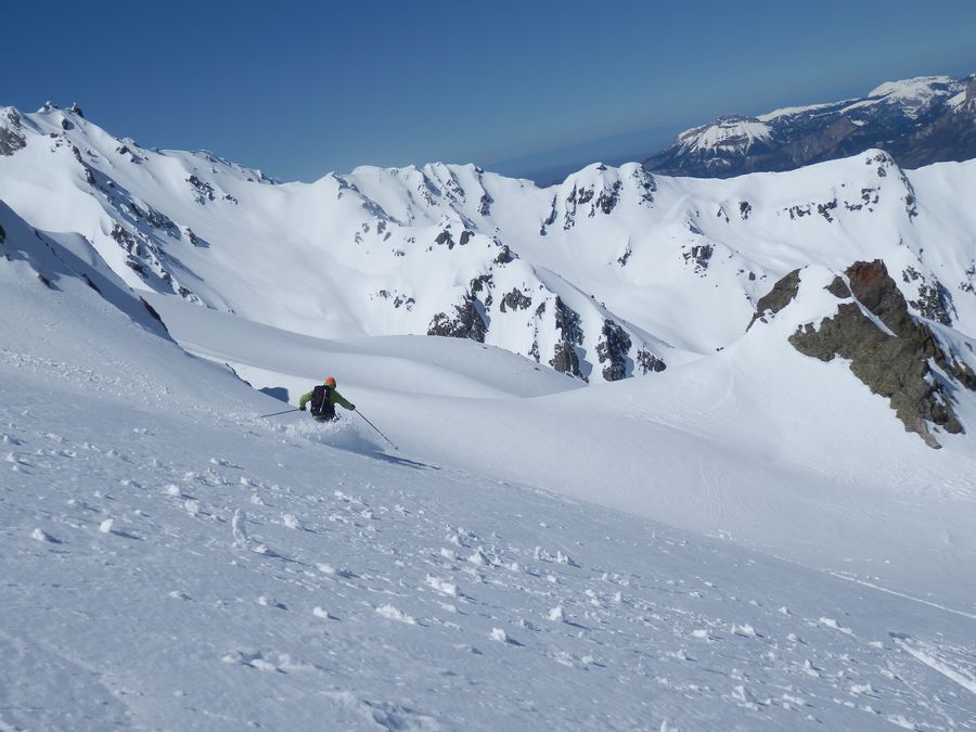 #19 Descente Cabottes : Bonne neige également Descente Cabottes : Bonne neige également
