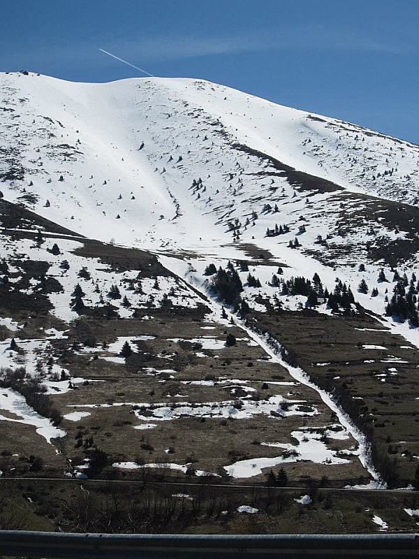 #2 Combe W : On voit bien la combe W et son toboggan Combe W : On voit bien la combe W et son toboggan
