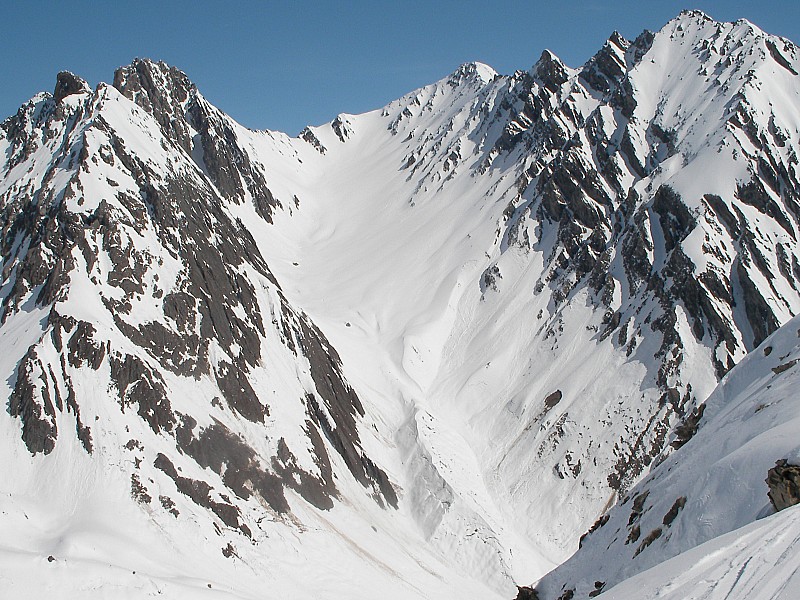 #13 Le col de la nova : Pris dans la combe me donnant accès au mont Rosset Le col de la nova : Pris dans la combe me donnant accès au mont Rosset