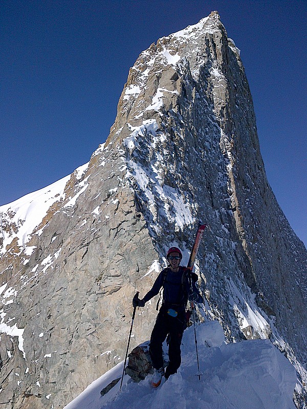 #6 Tour de la Meije : Eric sur la brèche de la Meije Tour de la Meije : Eric sur la brèche de la Meije