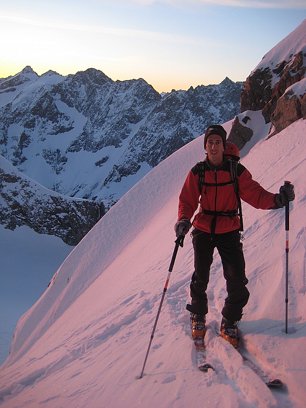 #10 Tour de la Meije : Eric au Col de la Casse Deserte Tour de la Meije : Eric au Col de la Casse Deserte