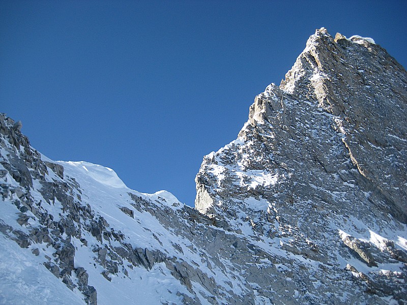 #18 Tour de la Meije : Desescalade versant nord depuis la Breche de la Meije Tour de la Meije : Desescalade versant nord depuis la Breche de la Meije