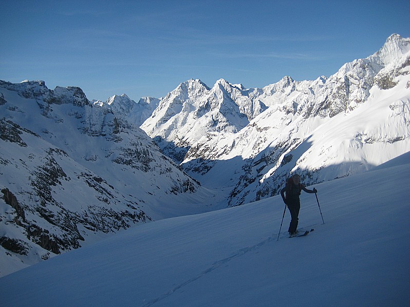 #16 Tour de la Meije : Remontee vers la Breche de la Meije Tour de la Meije : Remontee vers la Breche de la Meije