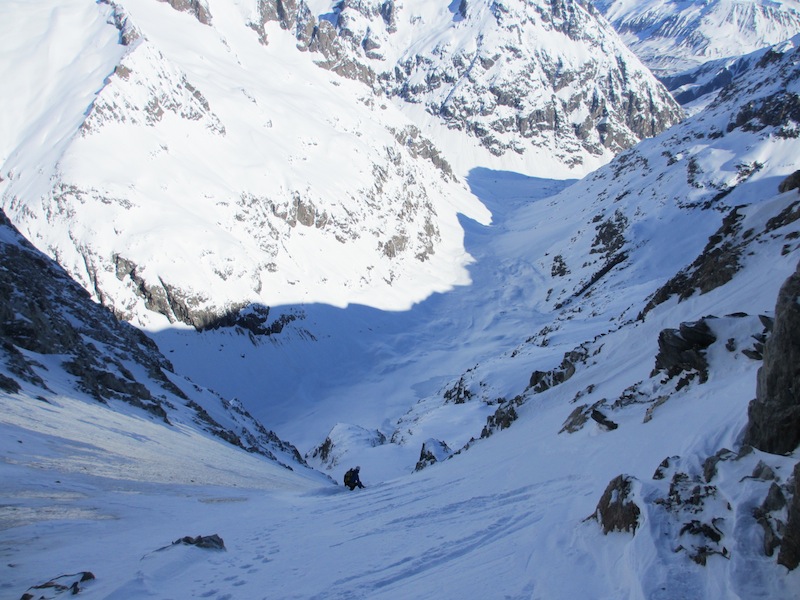 #6 Micha à l Micha à l'entrée du couloir : Les premier virages.