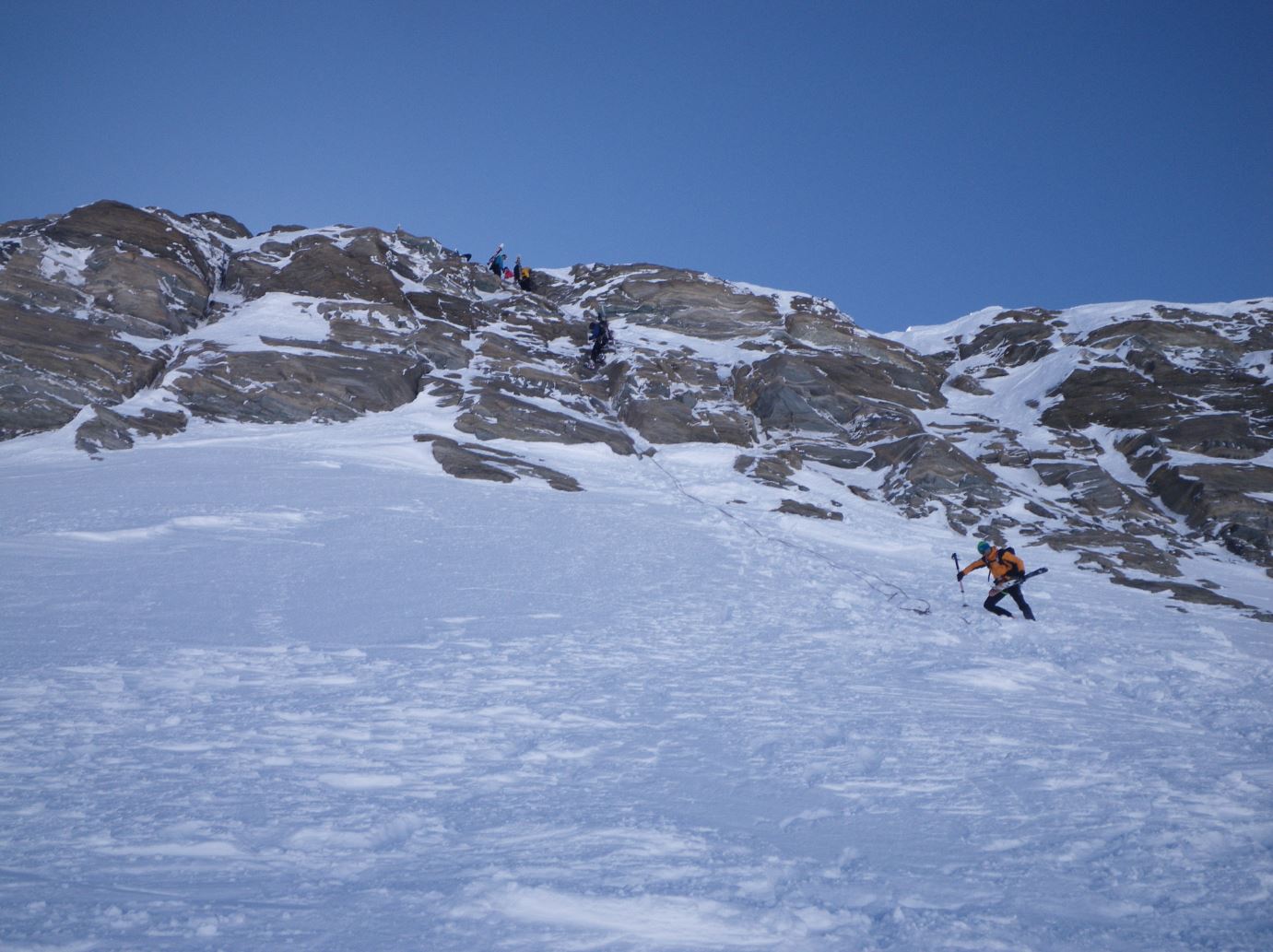 #7 Rappel Alabaron : le pas technique de L Rappel Alabaron : le pas technique de L'Albaron: