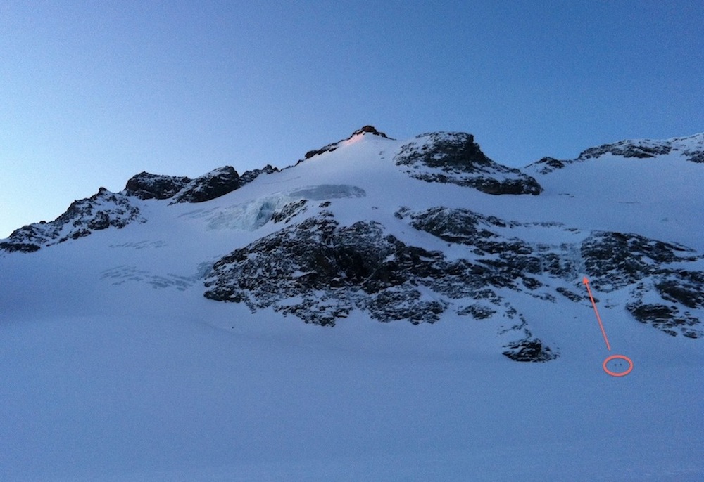 #1 Grande Ciamarella : Pour aider à l Grande Ciamarella : Pour aider à l'analyse des conditions de la face ?