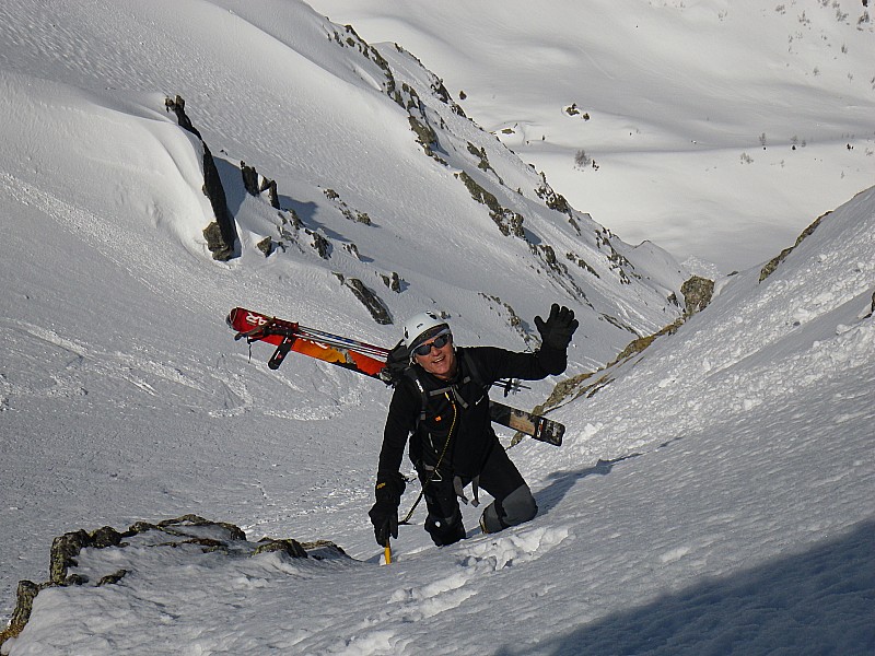 #2 Couloir NW : Soleil et enthousiasme au rdv... Couloir NW : Soleil et enthousiasme au rdv...