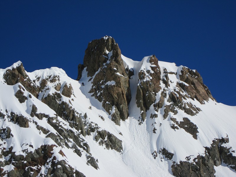 Col Réou d'Arsine : Descente à skis ou à pieds
