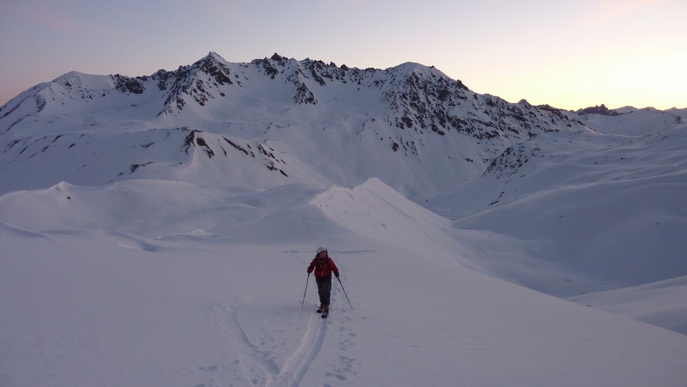 #2 Au petit matin : on a evité le piege du dédale morainique ! Au petit matin : on a evité le piege du dédale morainique !