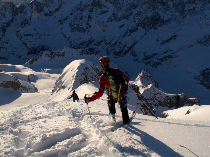 Sommet de la Grande Ruine : ski du sommet, un grand moment