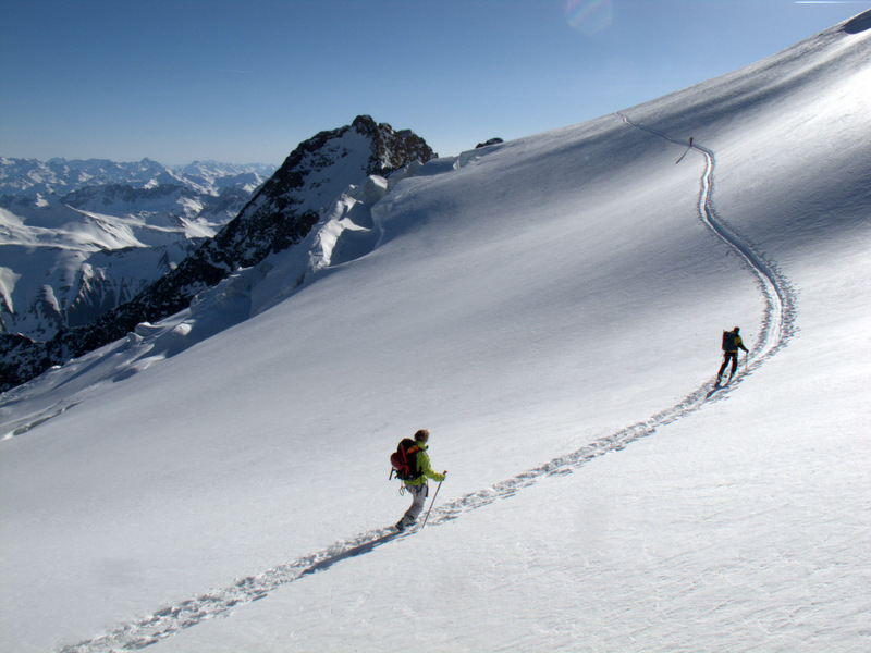 Glacier du Tabuchet : un peu froissé !