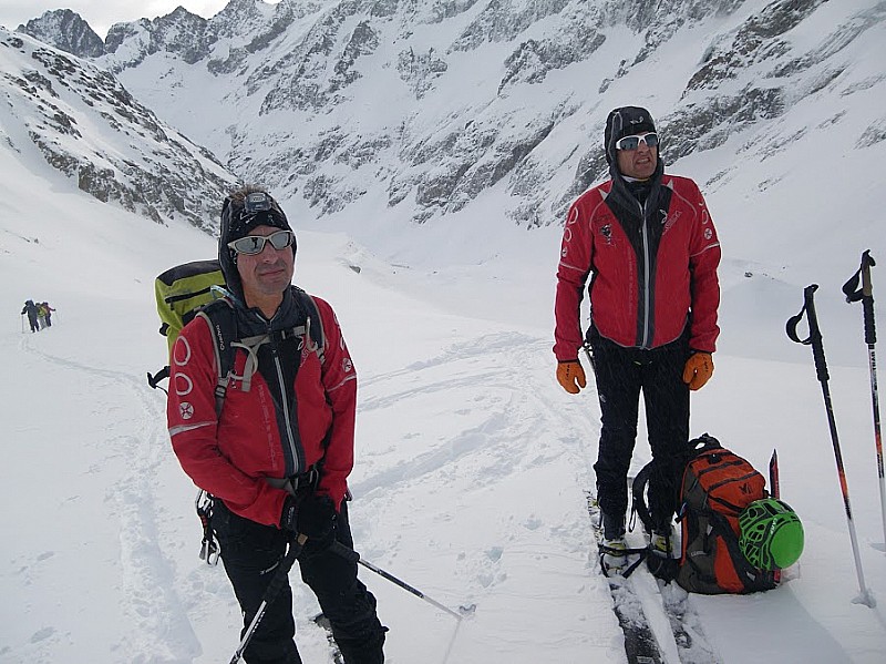 Fait pas chaud : sur le glacier de la Platte des Agneaux