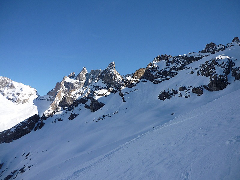 Et là.... : face sud Meije.... pas mal le panorama!