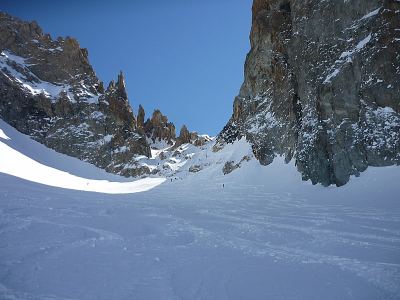 dernière combe... : non atteinte car trop de crèment dans le bob ski!