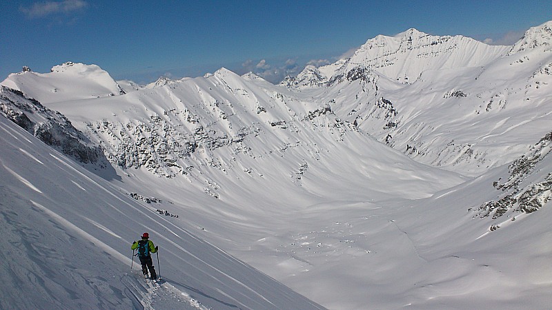 #9 On se prépare pour la descente : Belle vue avant d On se prépare pour la descente : Belle vue avant d'attaquer la super descente...