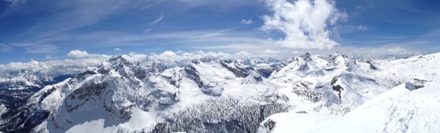 Le secteur sud : Belle pyramide de Tofana de Rozes