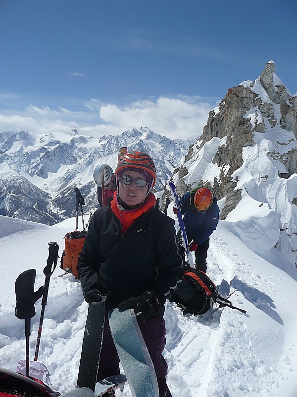 #17 arrivée au col : superbe arête ourlée arrivée au col : superbe arête ourlée